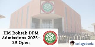 IIM Rohtak DPM Admissions 2025-29 Open; Apply Before February 15